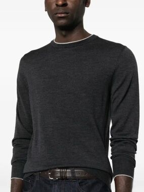Canali Gray Long Sleeve Shirt Size XL